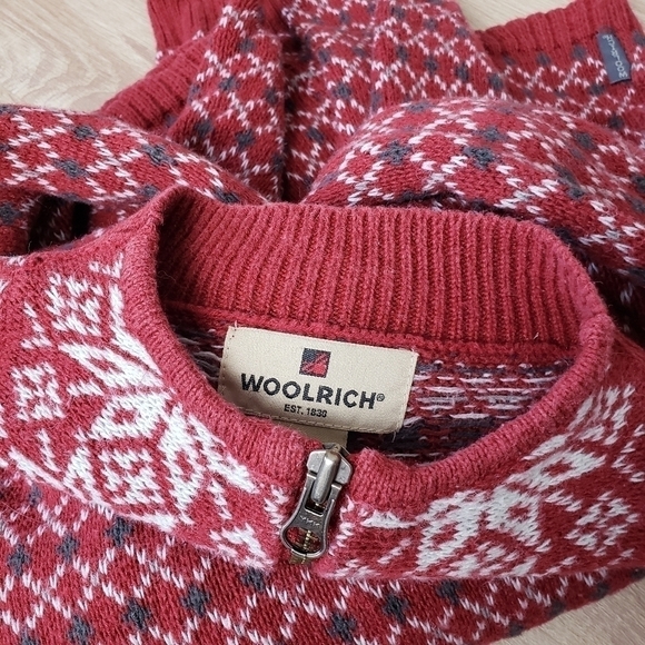 Woolrich Ruby Half Zip Pullover Sweater size Small - Picture 9 of 14